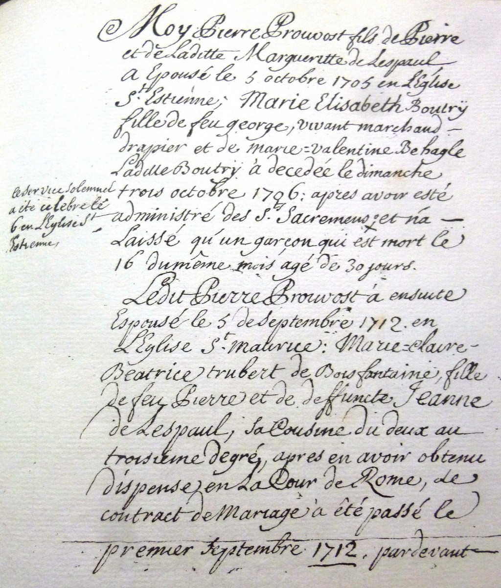 PROUVOST-1748-Genealogie