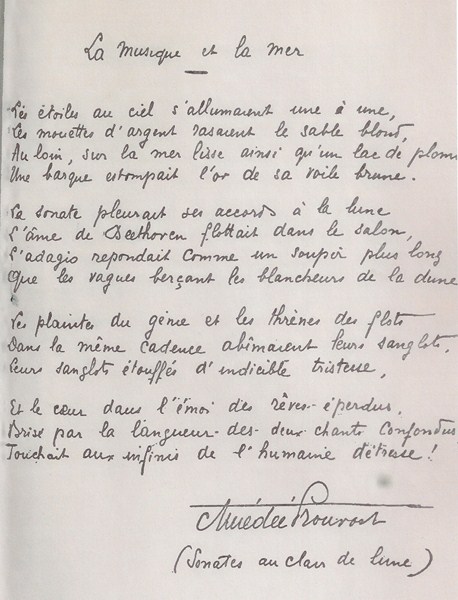 Prouvost-Amedee-Manuscrit-Association "Le Paris du Nord"  協會 "北部巴黎-Thierry-Prouvost-蒂埃里•普罗沃